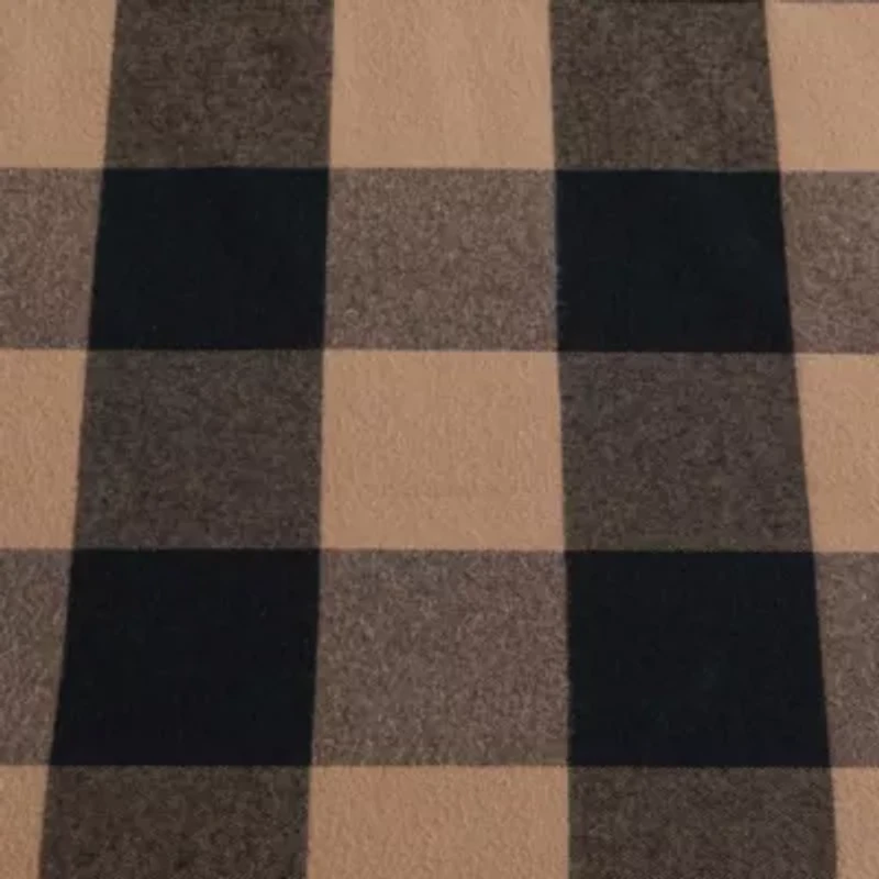 Cabin Plaid Cotton Throw Blanket