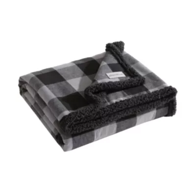 Cabin Plaid Cotton Throw Blanket