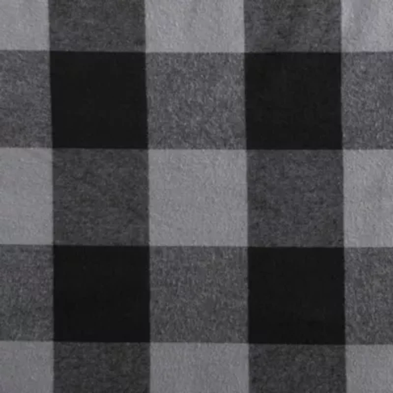 Cabin Plaid Cotton Throw Blanket