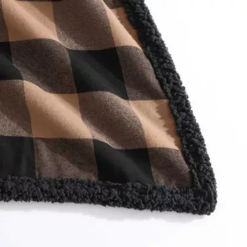 Cabin Plaid Cotton Throw Blanket