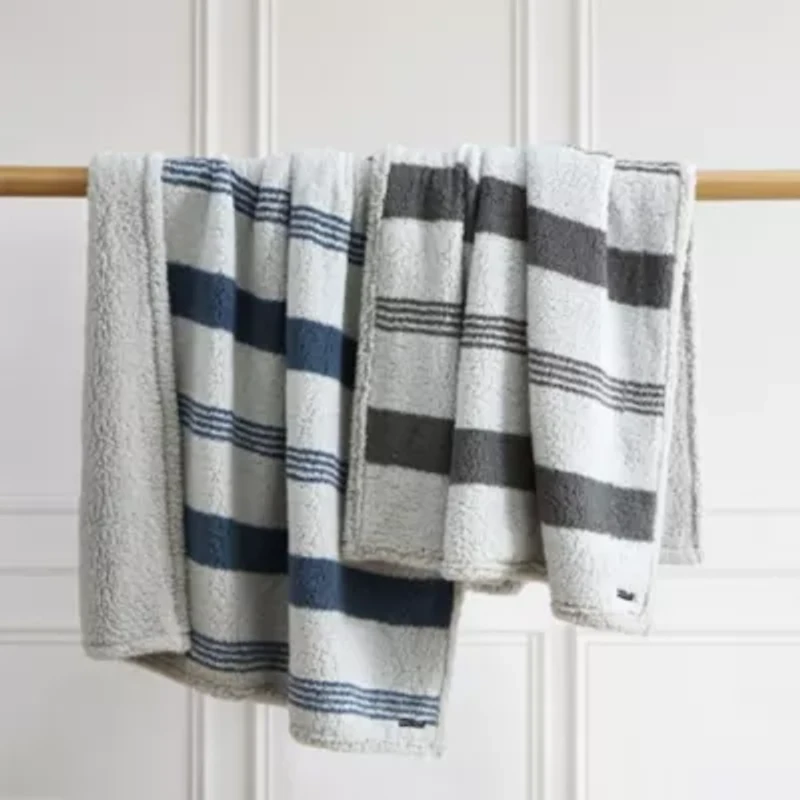 Saltmarsh Plush Fleece Throw Blanket