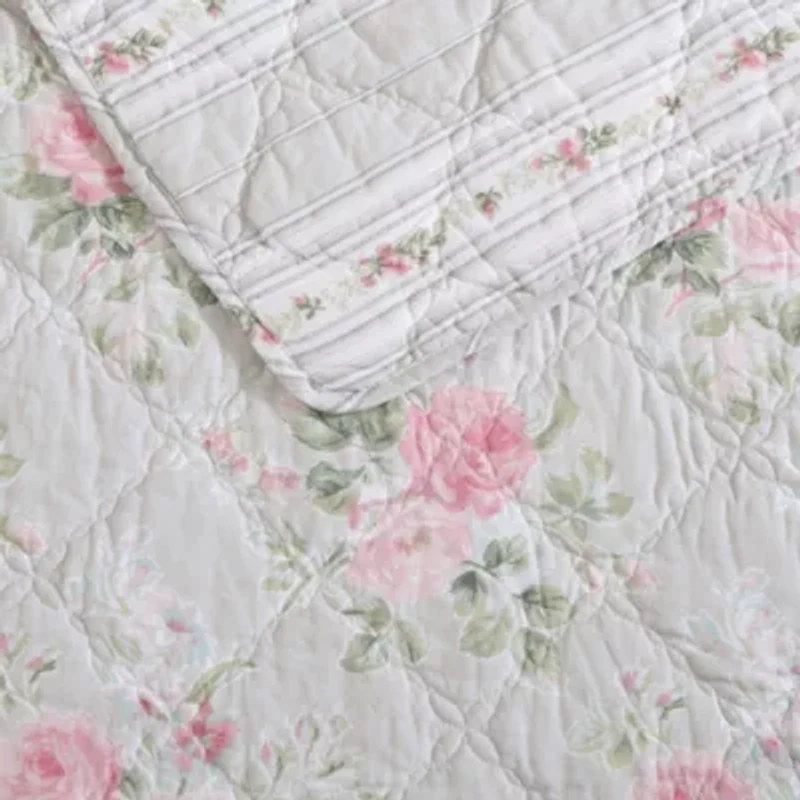Melany 100% Cotton- 2 Piece- Reversible Quilt Set