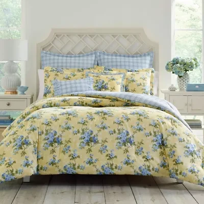 Cassidy 100% Cotton - 5 Piece- Duvet Cover Bonus Set