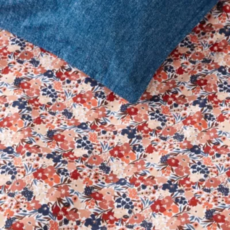 Prairie Floral Cotton Duvet Cover Set