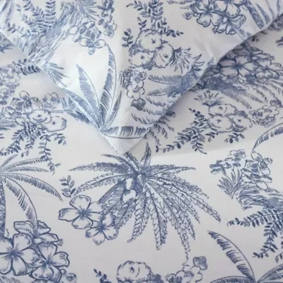 Pen And Ink 100% Cotton Percale- 3 Piece- Duvet Cover Set