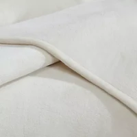 Core Plush Solid Blue Twin Blanket-1 Piece