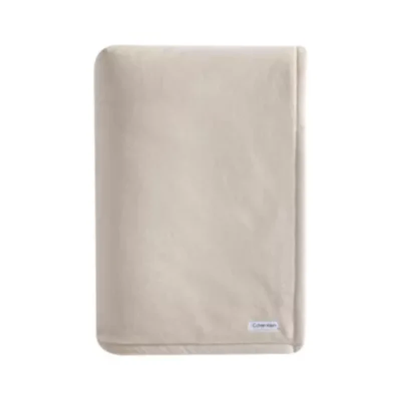 Core Plush Solid Blue Twin Blanket-1 Piece
