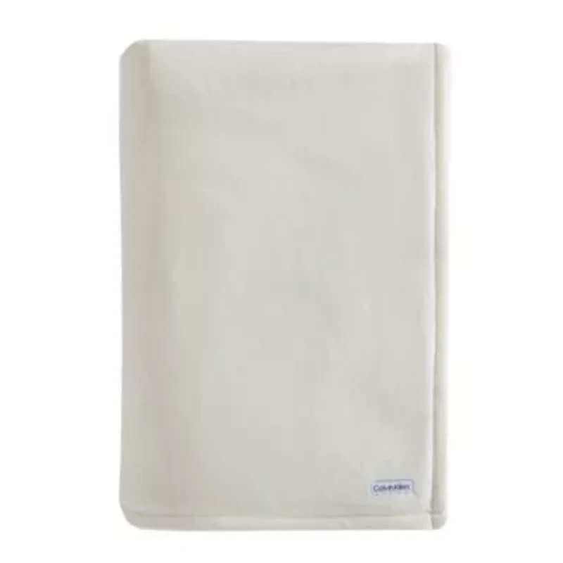 Core Plush Solid Blue Twin Blanket-1 Piece