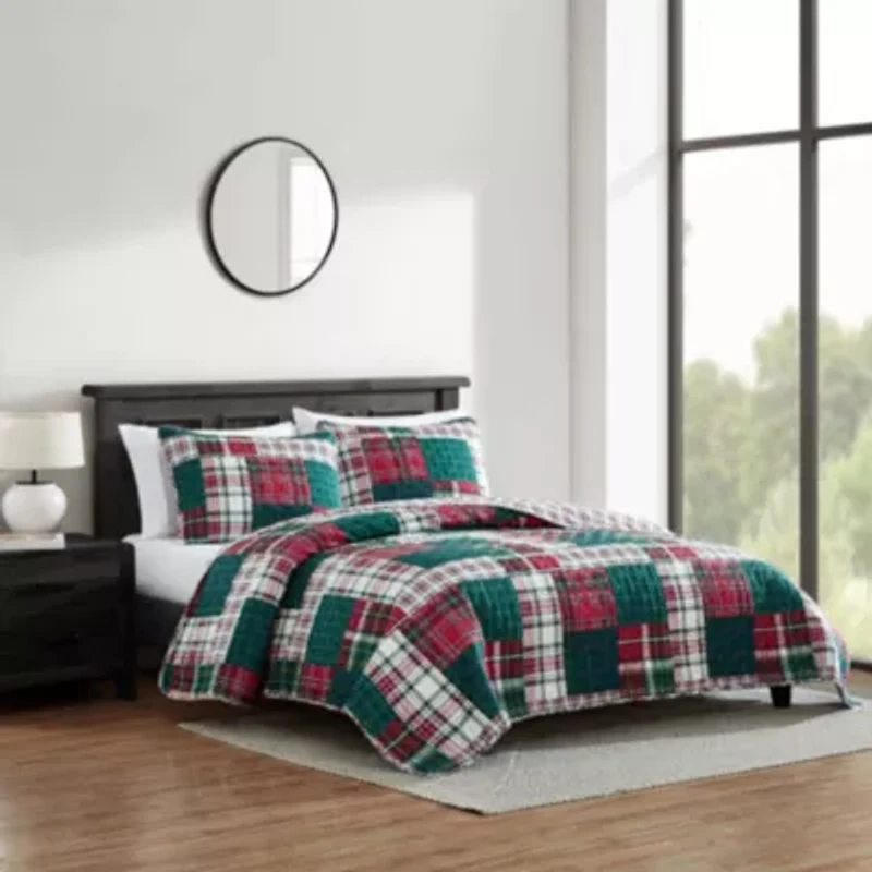 Emmet Patchwork Quilt-Sham Set