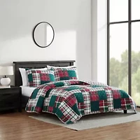 Emmet Patchwork Quilt-Sham Set
