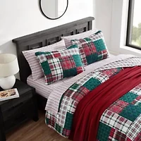 Emmet Patchwork Quilt-Sham Set