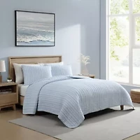 Coleridge Stripe 100% Cotton Quilt-Sham