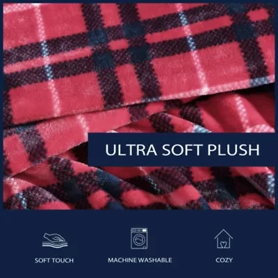 Winter Tattersall Microfiber Blanket