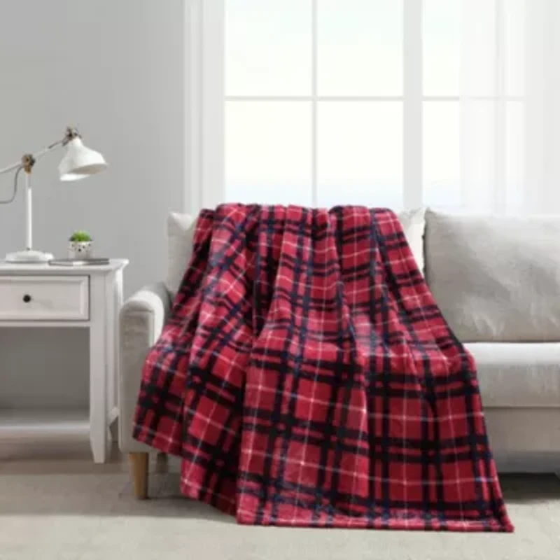 Winter Tattersall Microfiber Blanket