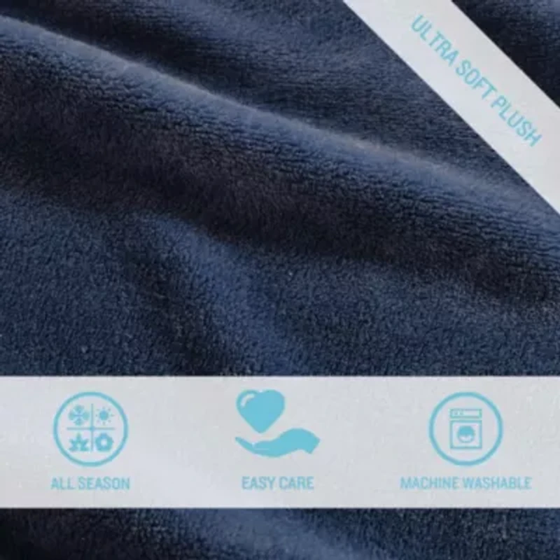 TB Ultra Soft Plush Solid Microfiber Blanket