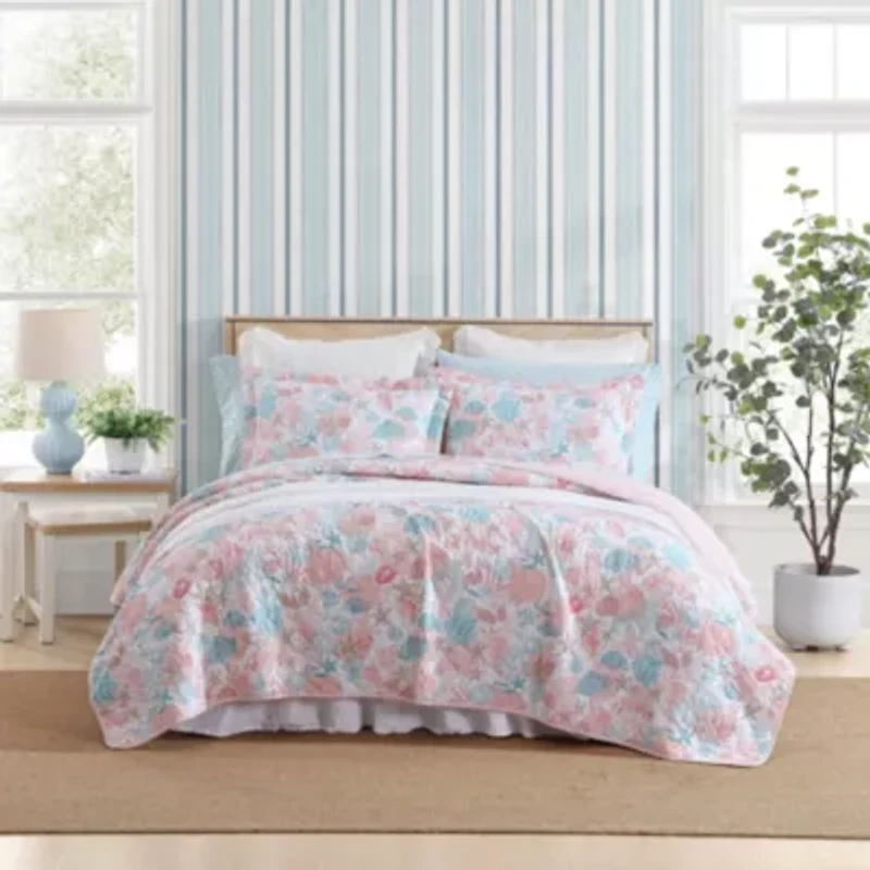 Swimtime 100% Cotton Quilt-Sham Set