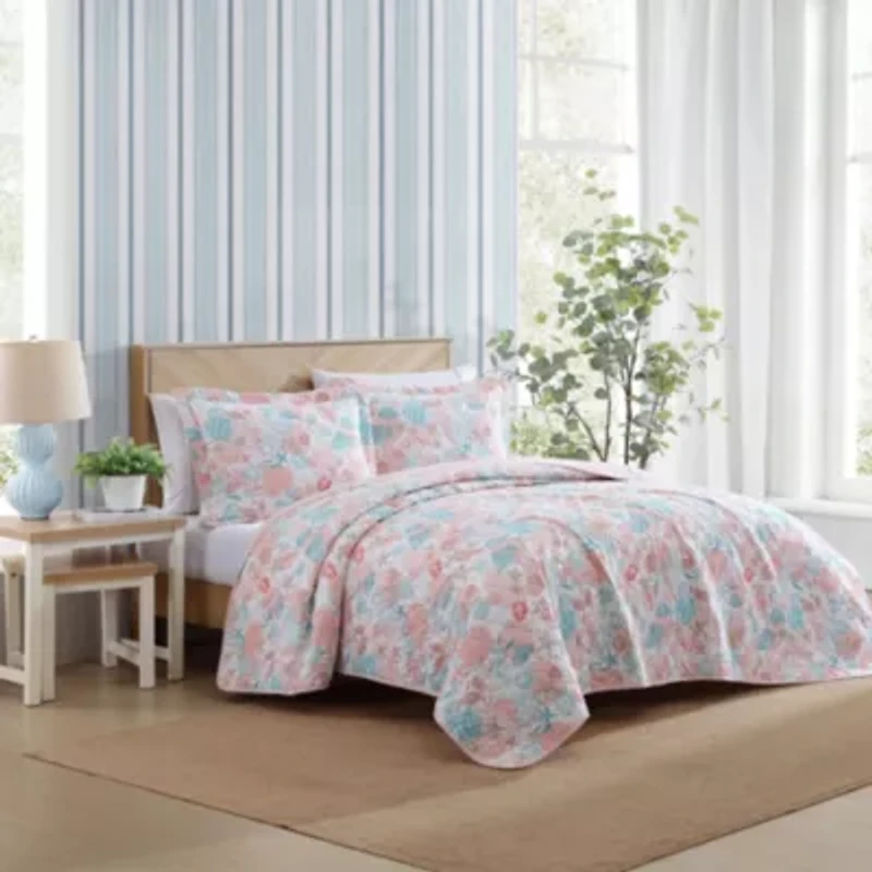 Swimtime 100% Cotton Quilt-Sham Set