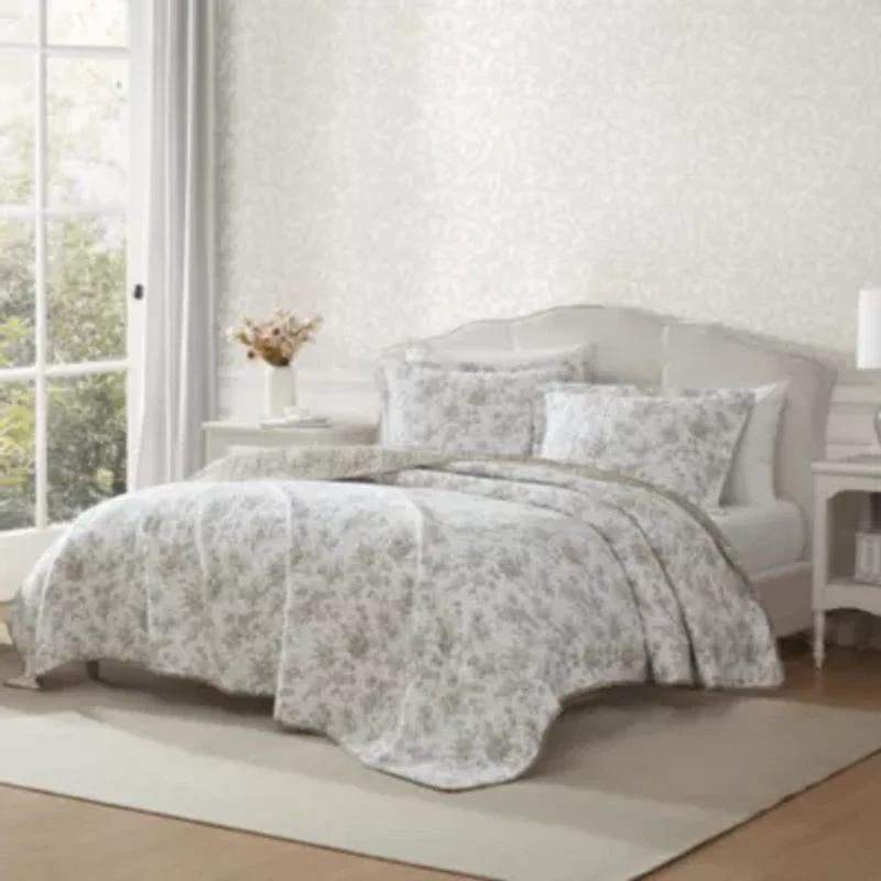Walled Garden 100% Cotton Quilt-Sham Set