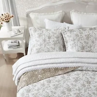 Walled Garden 100% Cotton Quilt-Sham Set