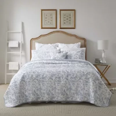 Amberley 100% Cotton Quilt-Sham Set Bonus