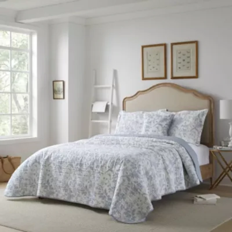 Amberley 100% Cotton Quilt-Sham Set Bonus