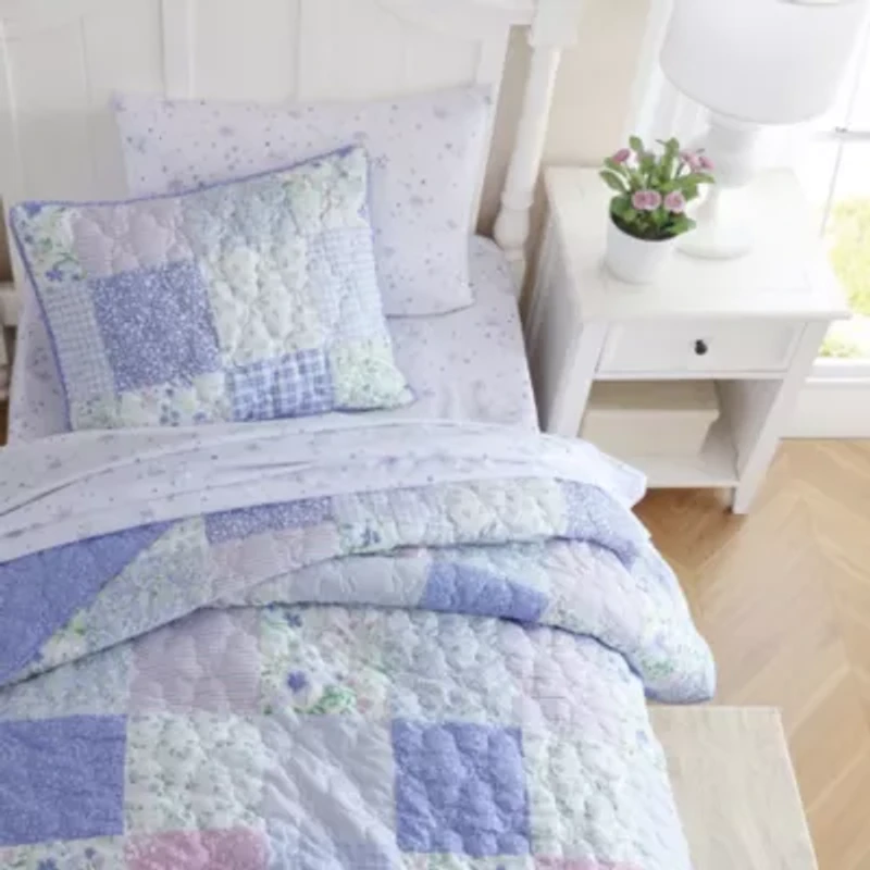 Parker Patchwork Microfiber Quilt-Sham Set