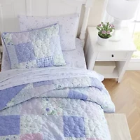 Parker Patchwork Microfiber Quilt-Sham Set