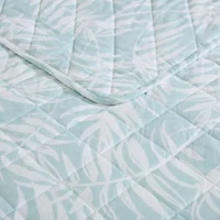 Art Of Palms 100% Cotton Quilt-Sham Set