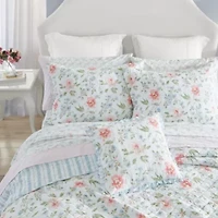 Emilie 100% Cotton Quilt-Sham Set Bonus
