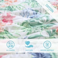 Island Orchid 100% Cotton Quilt-Sham Set