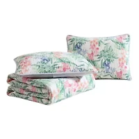 Island Orchid 100% Cotton Quilt-Sham Set