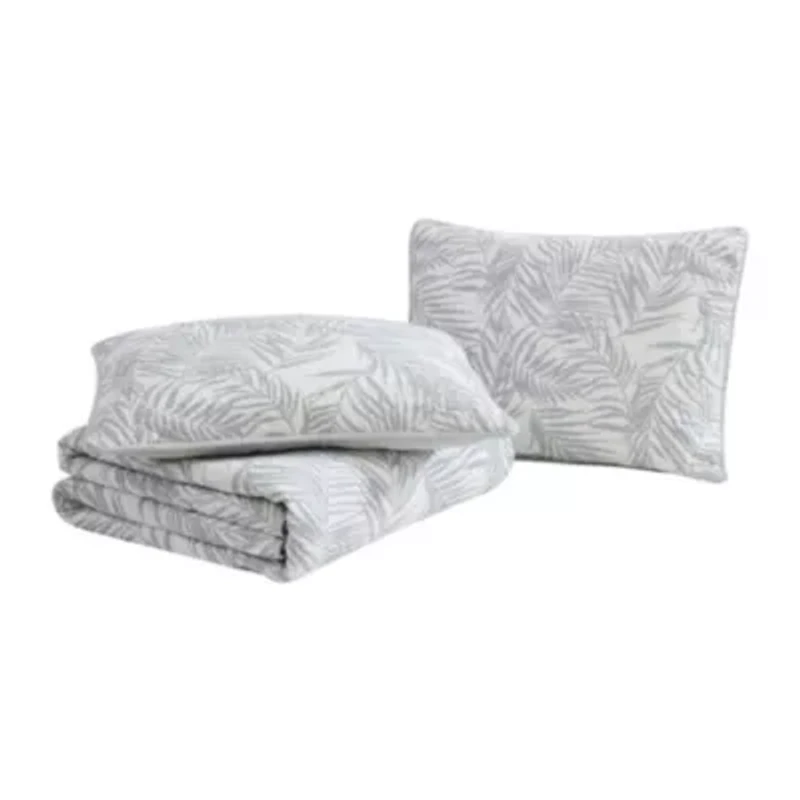 Palmday 100% Cotton Quilt-Sham Set