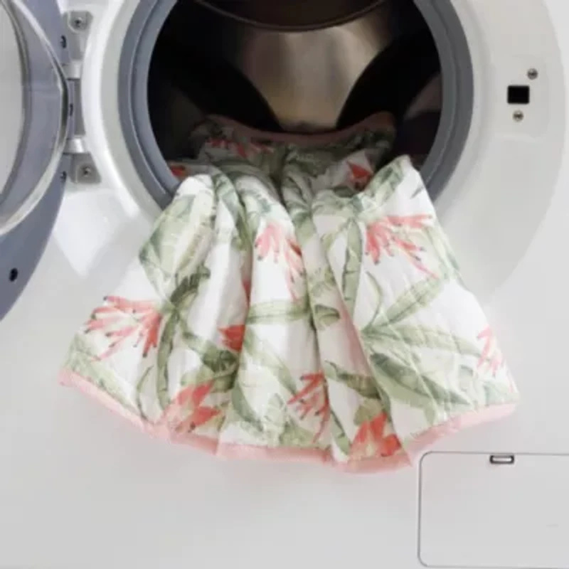 Acapulco Palms 100% Cotton Quilt-Sham Set