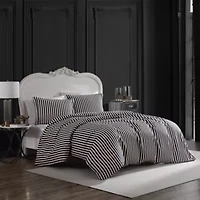Wonderland Stripe Microfiber Duvet Cover Set
