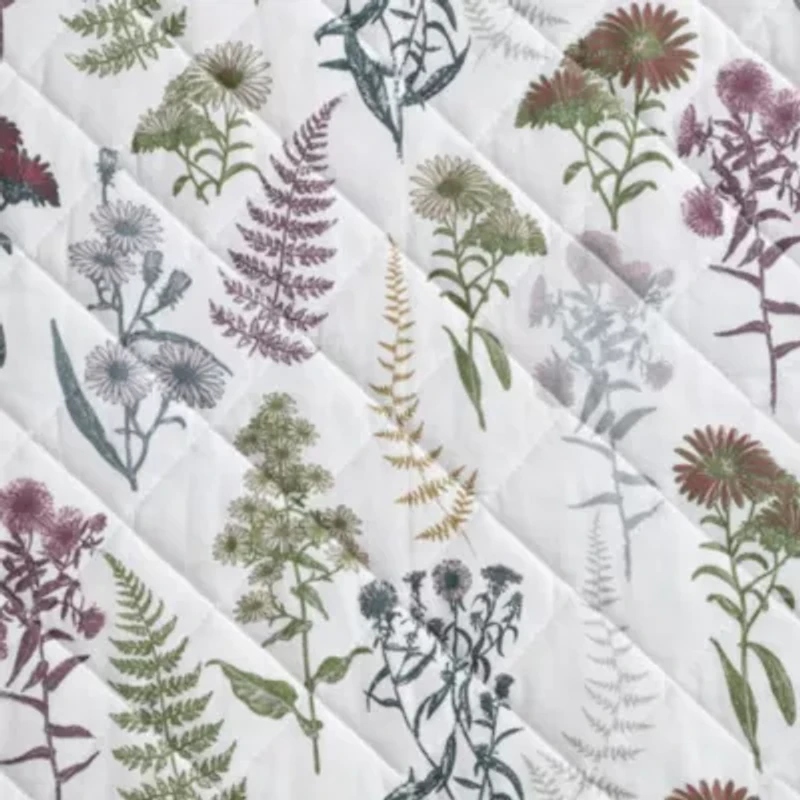 Flower Field 100% Cotton Quilt-Sham Set