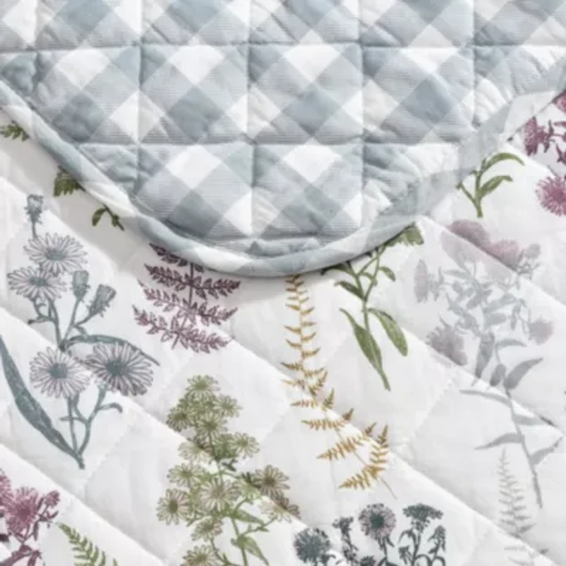 Flower Field 100% Cotton Quilt-Sham Set