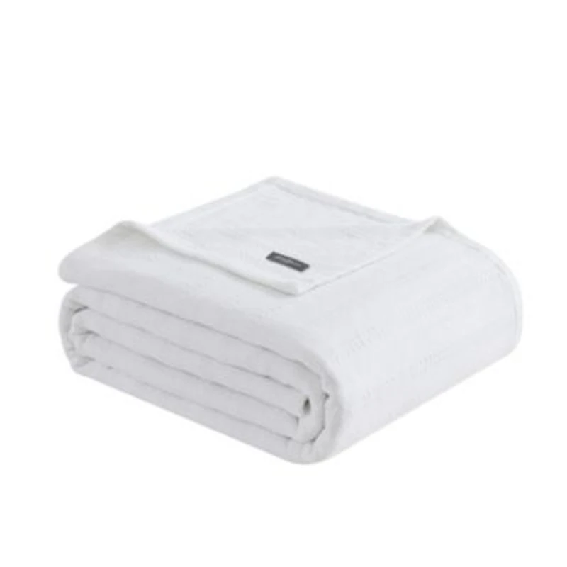 Variegated Weave Stripe 100% Cotton Blanket