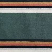 Western Saddle Stripe Microfiber Blanket