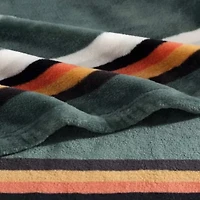 Western Saddle Stripe Microfiber Blanket