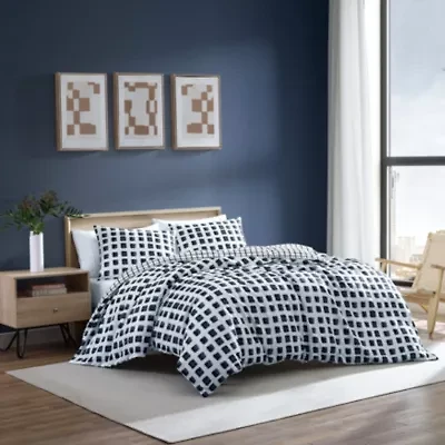 Urban Shibori Microfiber Duvet Cover Set
