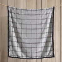 Kettle Falls Plaid Cotton Throw Blanket
