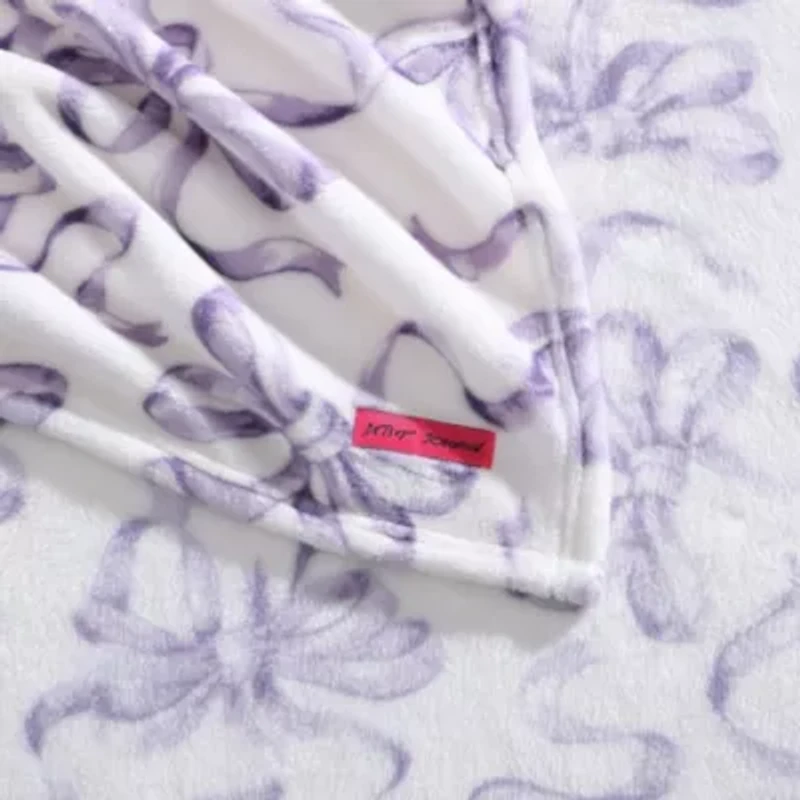 Ballet Bows Microfiber Blanket