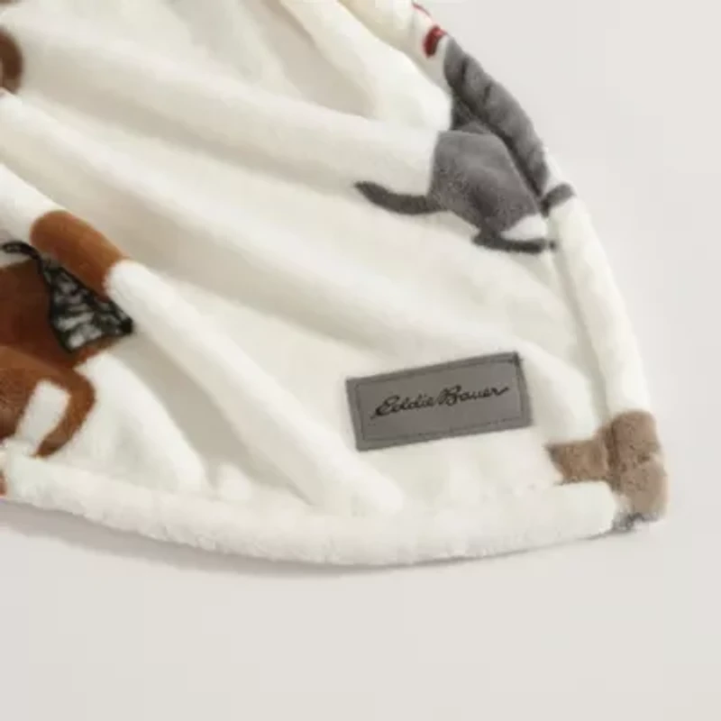 Dogs With Scarves Microfiber Blanket