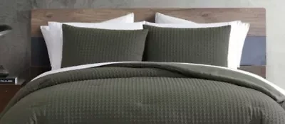 Houndstooth Microfiber Duvet Cover Set