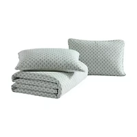 Coastal Batik Cotton Quilt-Sham Set