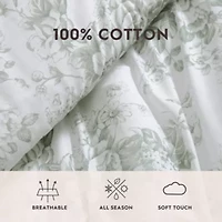 Toile Delight Cotton Comforter Sham Bonus Set