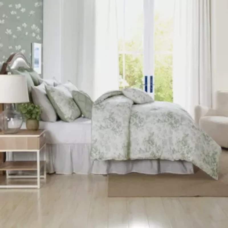Toile Delight Cotton Comforter Sham Bonus Set