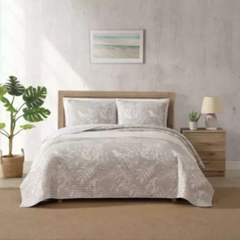 Jungle Toile Cotton Quilt-Sham Set