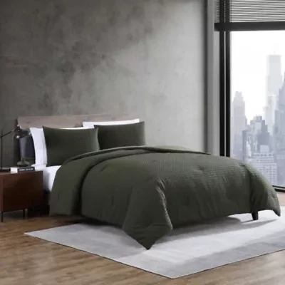 Houndstooth Microfiber Comforter Set