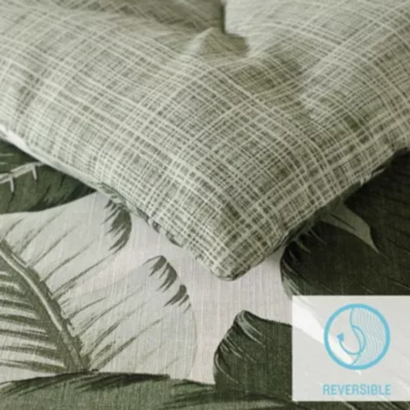 Vintage Palms Cotton Comforter-Sham Set